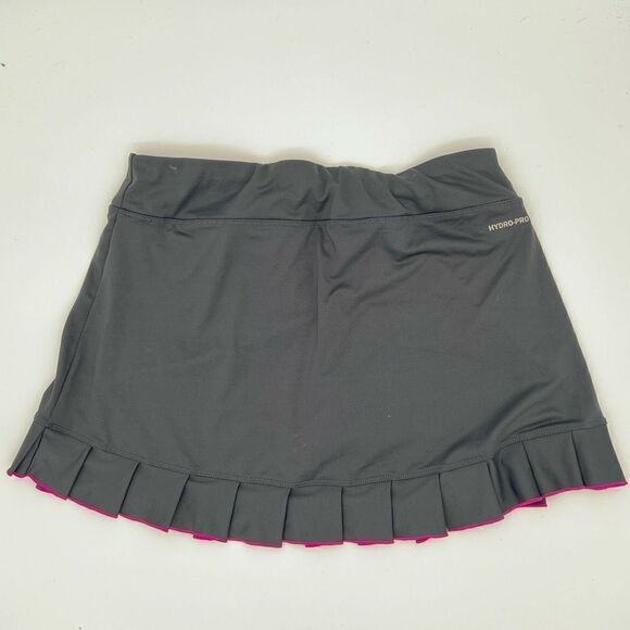 NWOT BJÖRN BORG Tori Skort Size Large Blueish Dark Grey fuchsia trim | Tennis - Picture 2 of 8